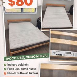 Cama Full Con Colchon 