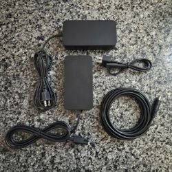 Microsoft Surface Thunderbolt 4 Dock Model 2049 with Microsoft 165W AC Power Adapter