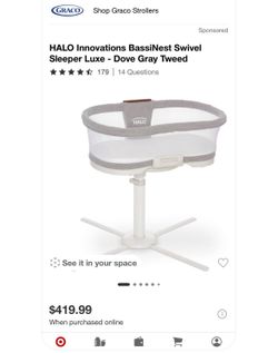 Halo bassinet swivel sleeper LUXE