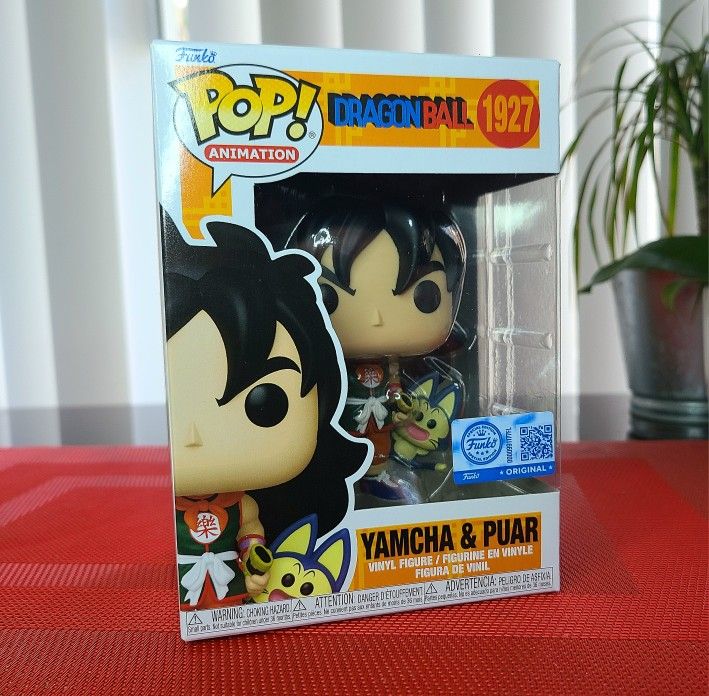 Funko Pop Dragon Ball Yamcha & Puar 1927 Target Exclusive With Premium Protector