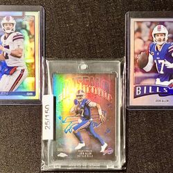 Topps Chrome NFL 2025 Josh Allen Refractor Lot 