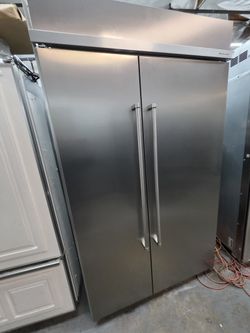 48"  KITCHENAID BUILT IN STAINLESS STEEL REFRIGERATOR 
