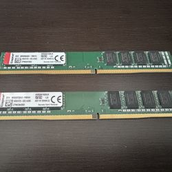 Kingston 16GB (2x8GB) DDR4-2666MHz RAM – KVR26N19S8/8
