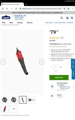 Blower attachment