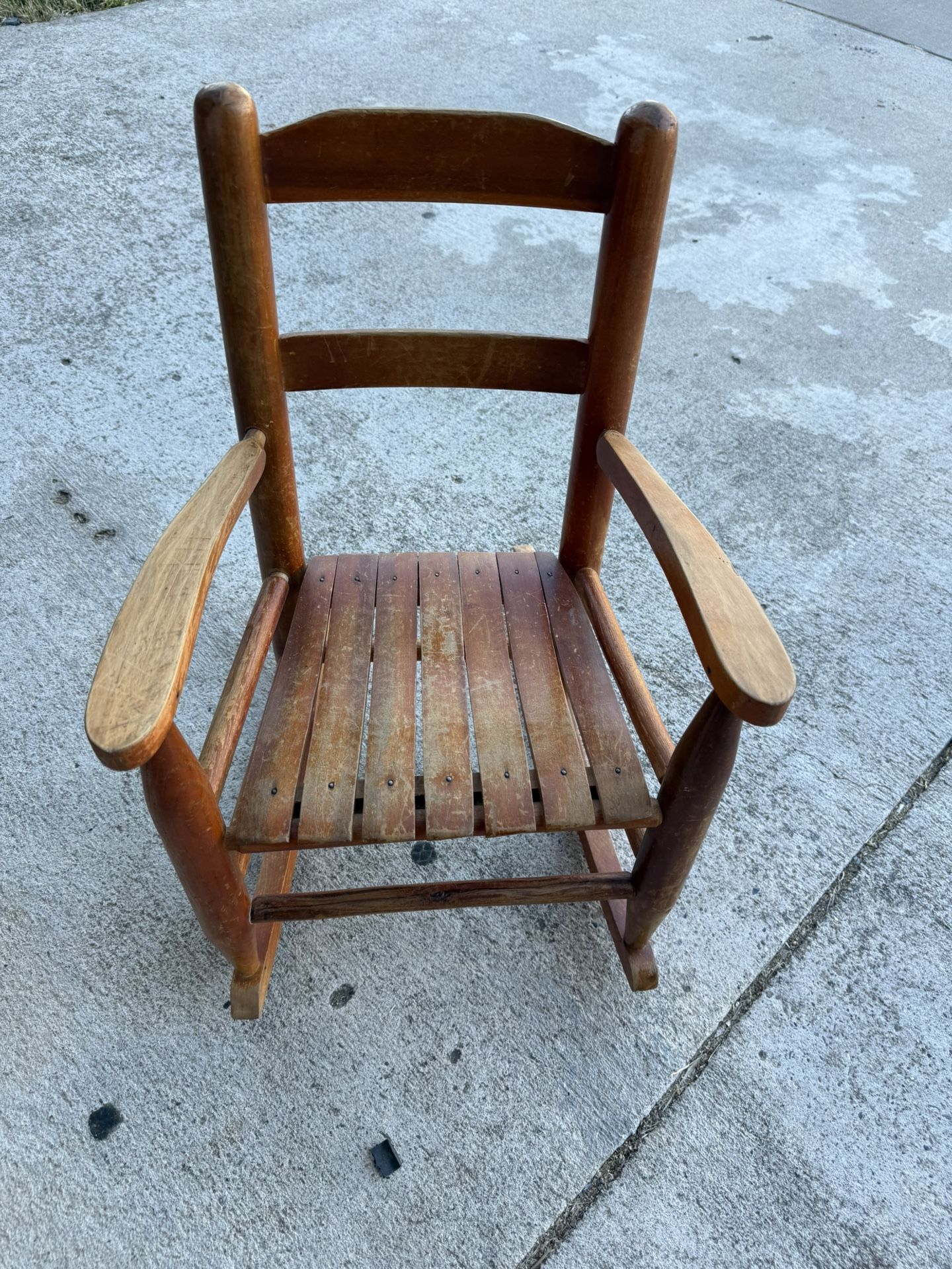 Kids Small Solid Wood Rocking Chairs