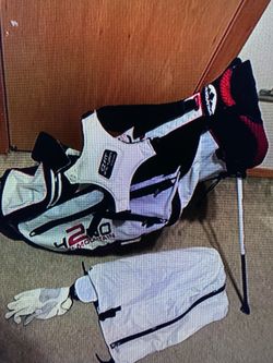 SUN Mountain H2NO EZ-Fit Strap system Water Proof Golf Bag stand 3-Way