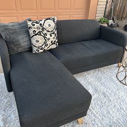Beautiful IKEA Chaise Sofa Set