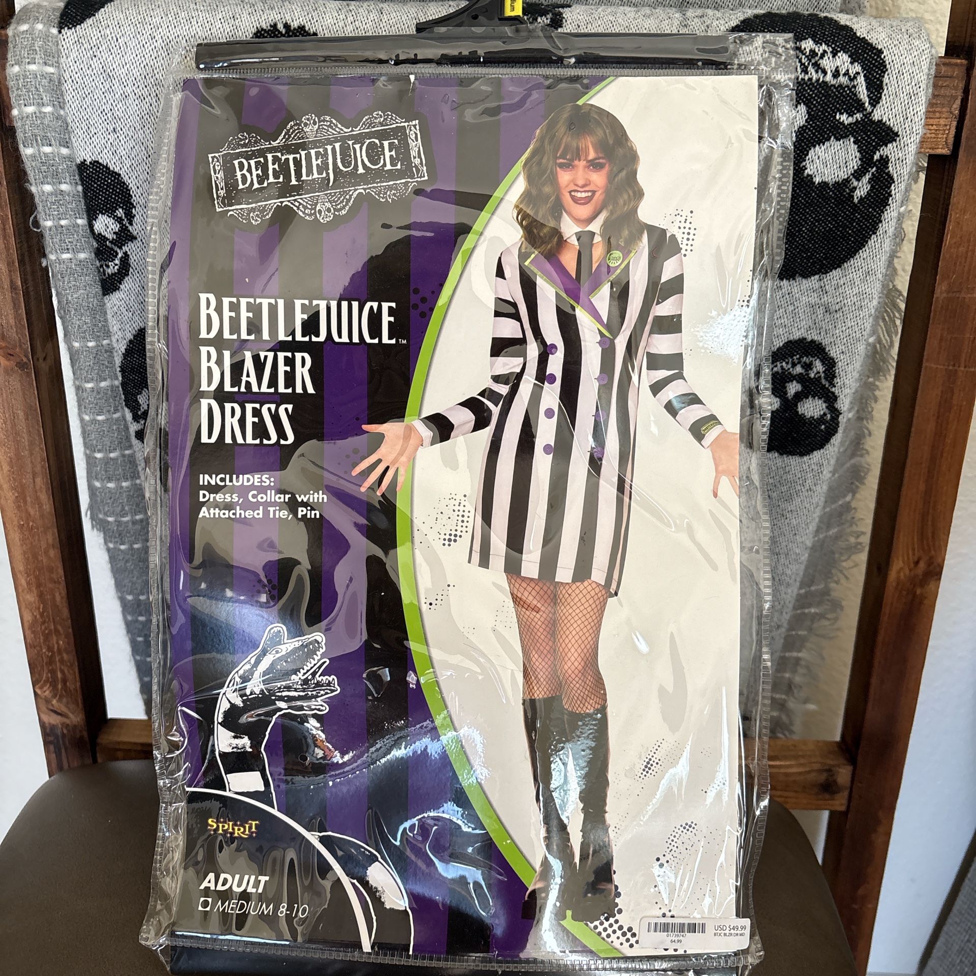 Beetlejuice (adult) Costume