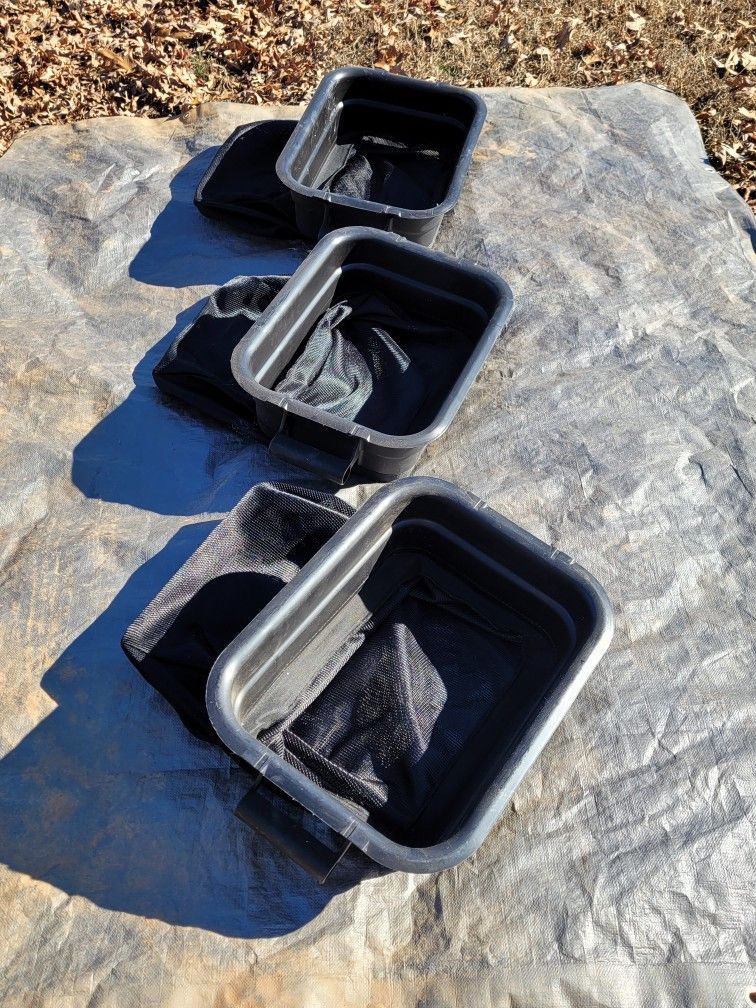 THREE NEW Craftsman, Husqvarna & Poulan GENUINE 400226 SOFT GRASS CATCHER CONTAINER BAGS