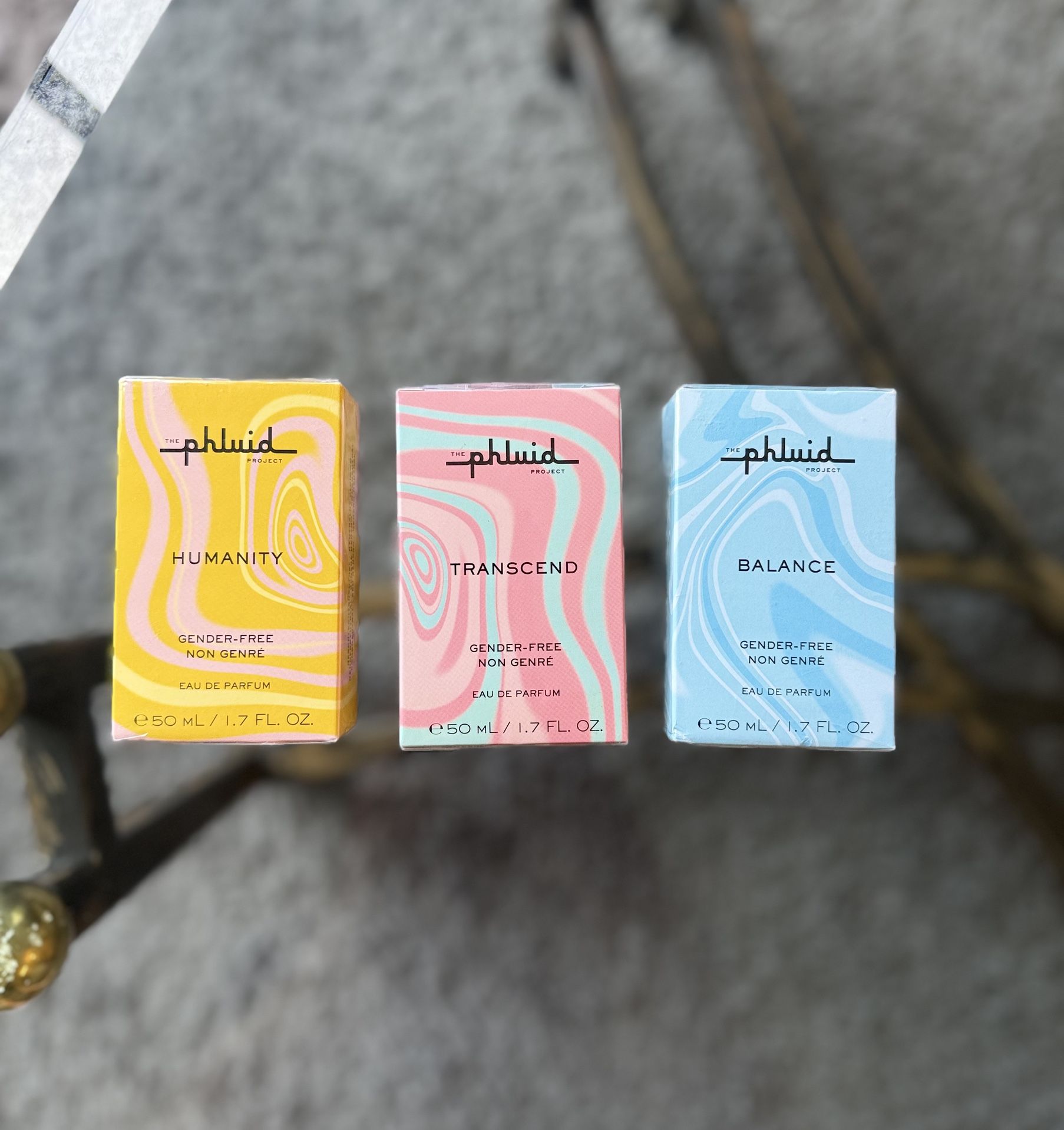 (Lot of 3) The Phluid Project Eau de Parfum 1.7oz Gender Free New & Sealed