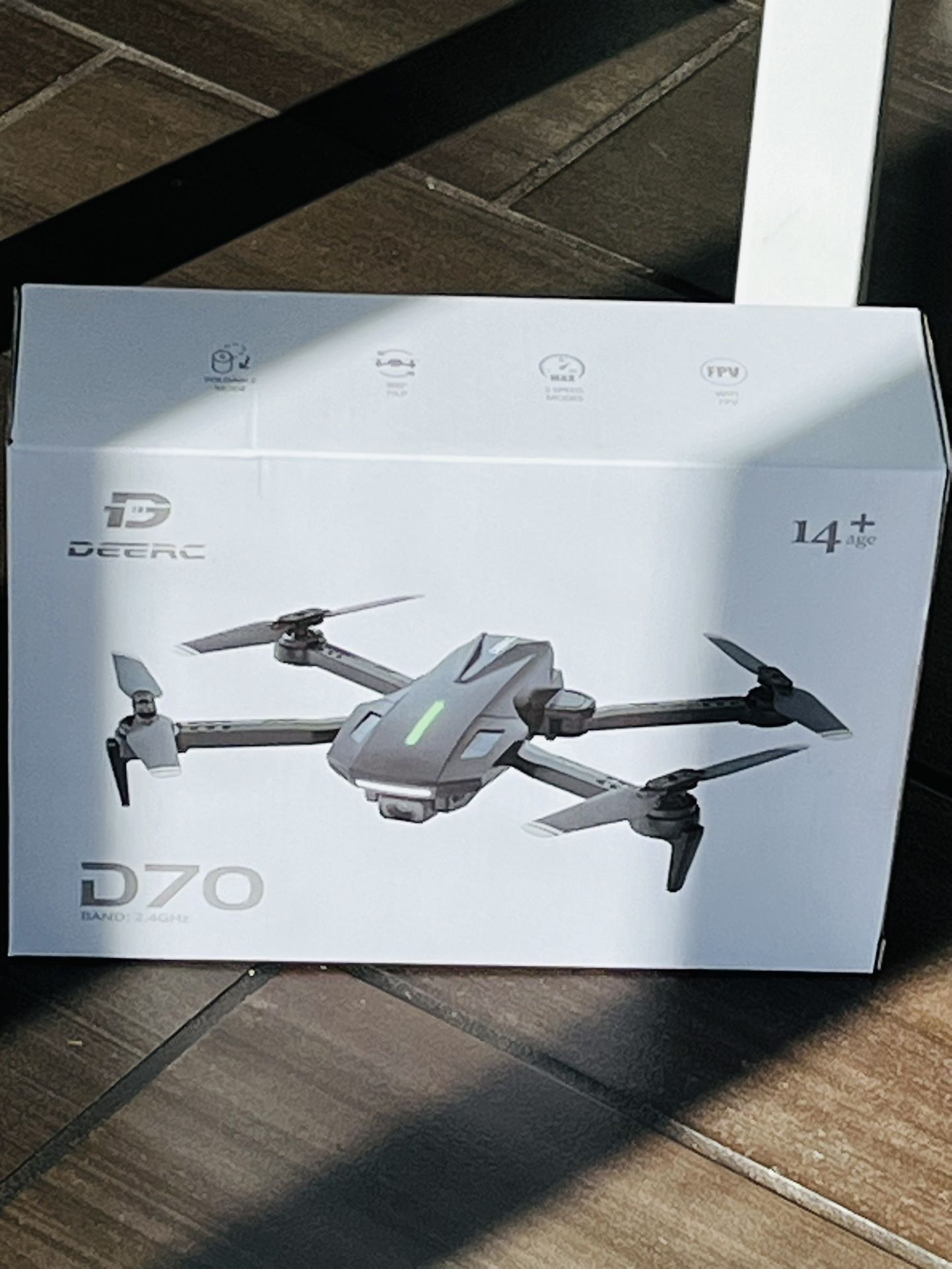 Brand New DEERC Drone with Camera D70 Drones with Camera for Adults 1080P HD