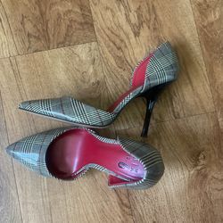 Plaid Heels