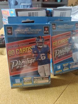 🏈 2021 Panini Prestige NFL Football – 12 Sealed Hanger Boxes