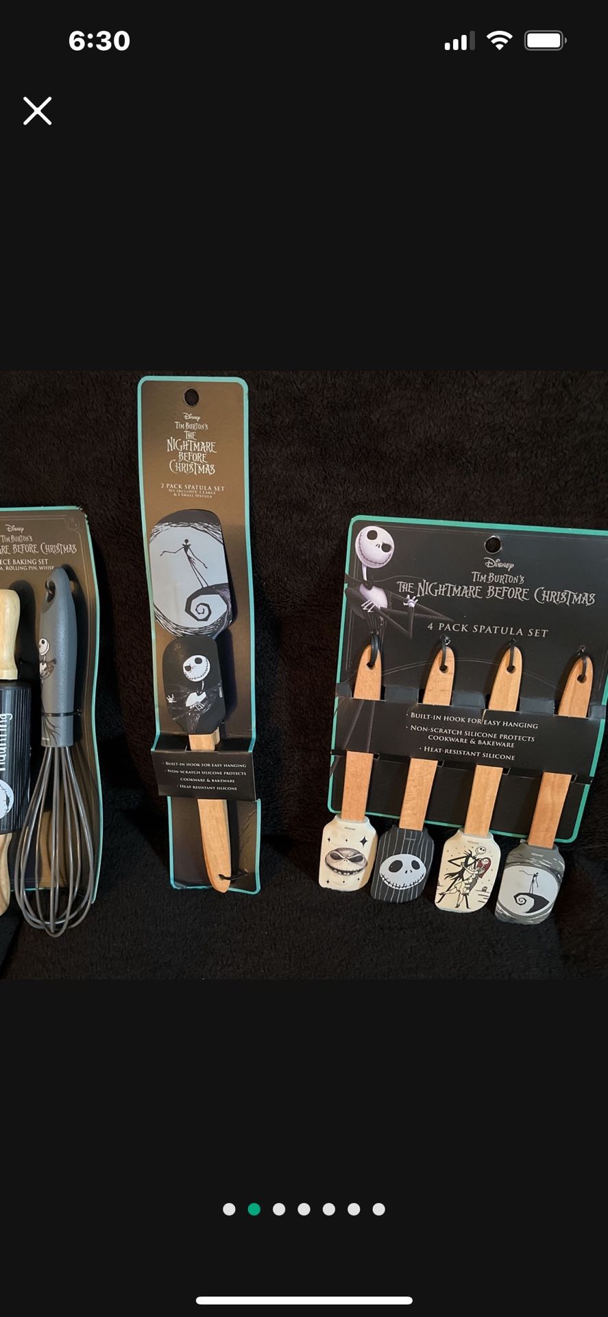 Nightmare Before Christmas 3 Pc Baking Set 🎃$15 EACH ! More Nightmare Items In Profile
