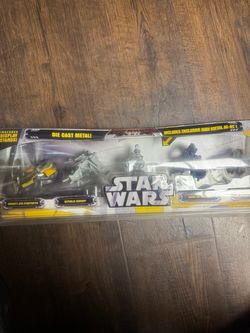 Star Wars Titanium Series Die Cast Metal Vehicle Set