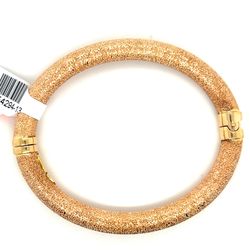 18kt Rose Gold Bangle Bracelet Sparkle Bracelet 15.10grams 154294 13