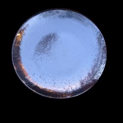 Silver Hammered Metal Tray