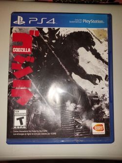 Bandai Godzilla Ps4 official game *CASE ONLY*