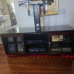 TV entertainment Center W/ Tv Mount $100 OBO