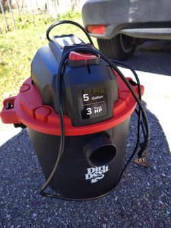 Dirt Devil 5 Gallon 3 HP Wet/Dry Vac