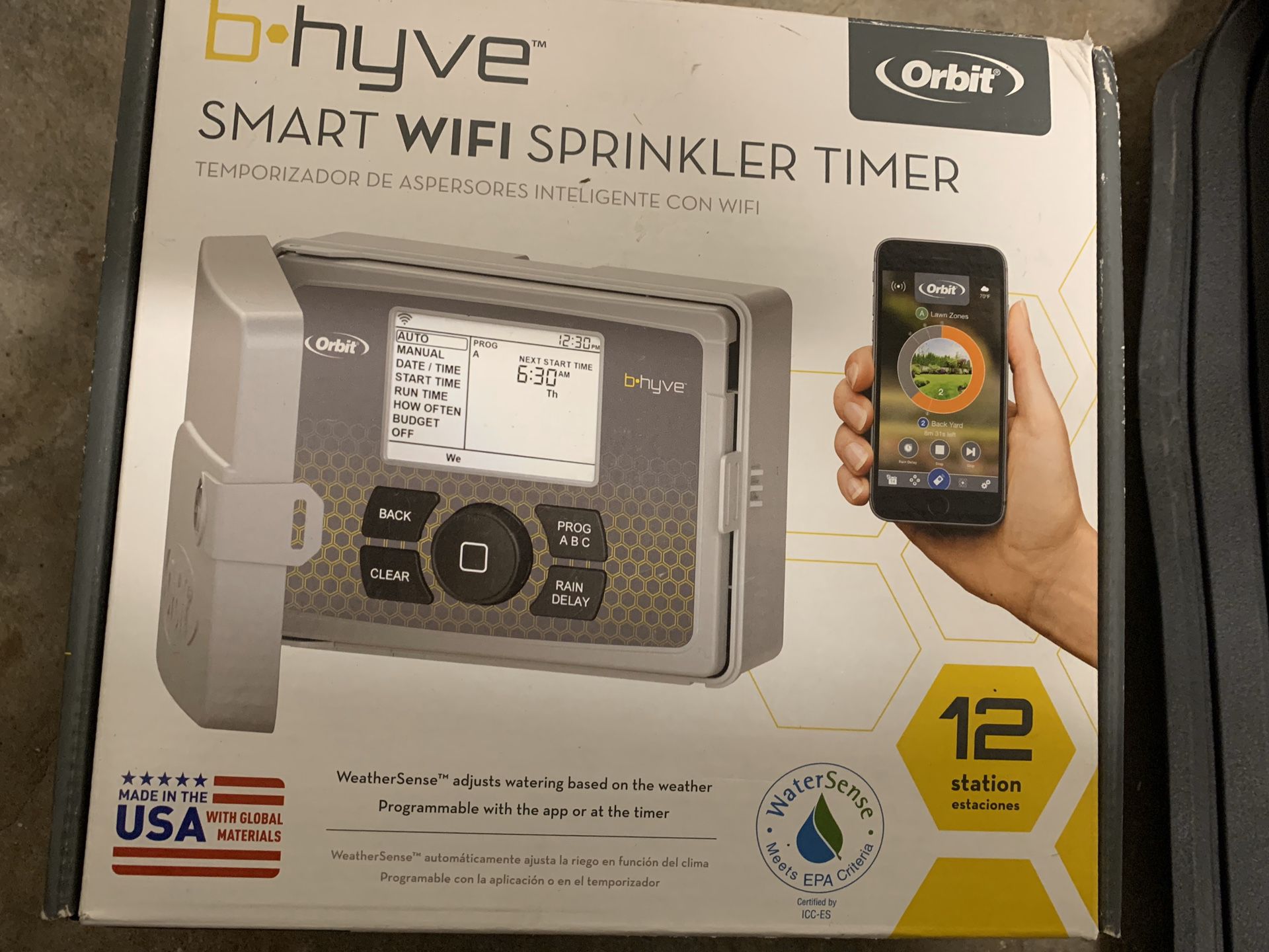 B-hyve Smart WiFi Sprinkler Timer - 12 station