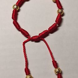 Sinaloanse Gold Bead Bracelet Pulsera De Hilo 
