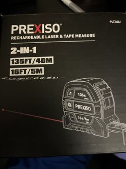 PREXISO Laser Level Self Leveling-135Ft Rechargeable Cross Line Laser Green Line