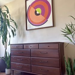 Mid Century Modern Ace 9 Drawer Dresser