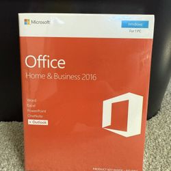 Microsoft Office Home & Business 2016 (new, unopened, sealed Box)