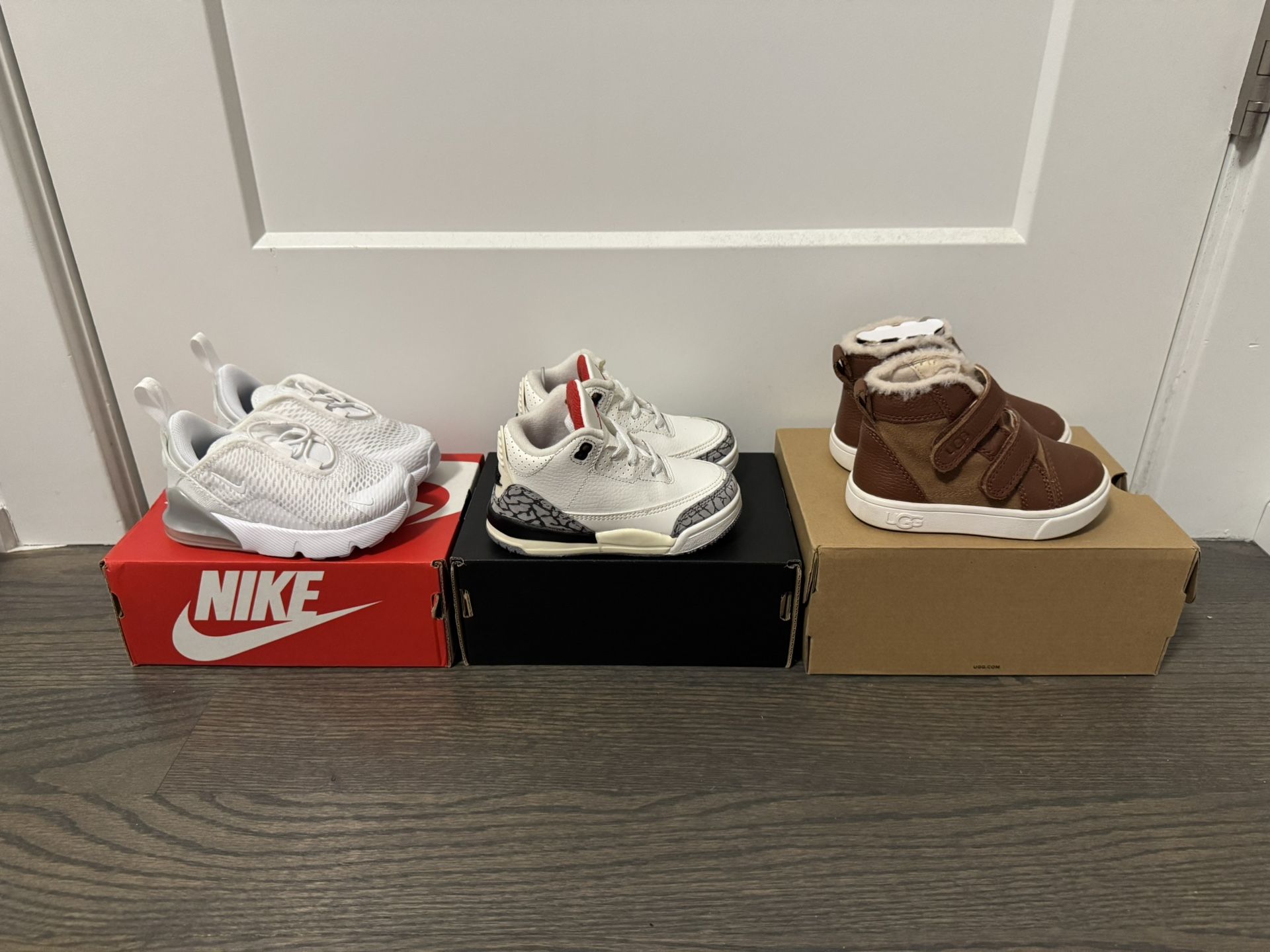 Size 6C Jordan WC3 AirMax 270 And Ugg Boot