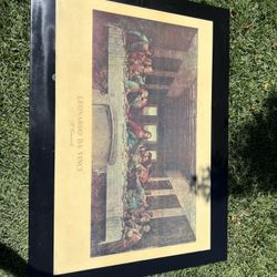 Free! Last Supper by Leonardo Da Vinci Picture Framed Wall Art Decor Extra Large 53.5 in wide x 40 in