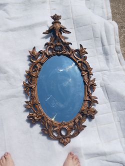Antique German Rococo Mirror