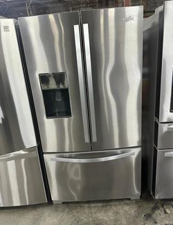 FrenchDoor Whirlpool Fridge Stainless IceMaker