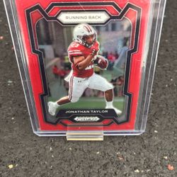 2024 Panini Prizm Draft Picks - Jonathan Taylor Red Prizm 259/299