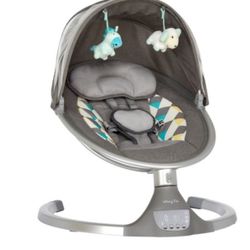 Dream on me Zazu Motorized Baby Swing for Infants - Bluetooth Music Speaker