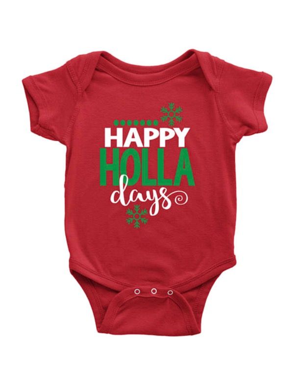 First Christmas Onesie for Baby Boys and Girls, Merry Christmas Outfit