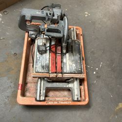 Wet Tile Saw 
