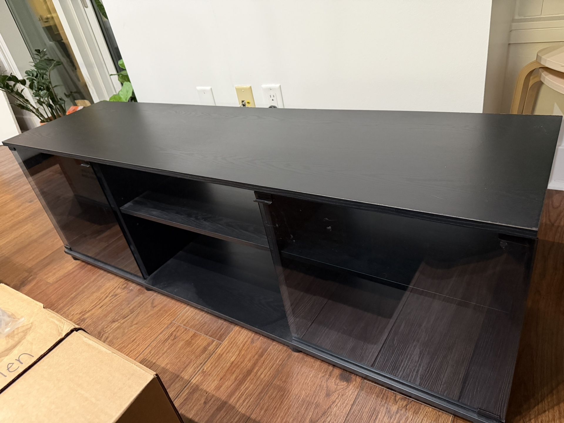 Tv Stand, Black, For Living Room