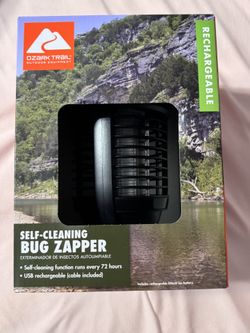 Ozark Trail Rechargeable Self -Cleaning Bug Zapper