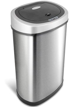 Brand new in a box stainless steel trash can