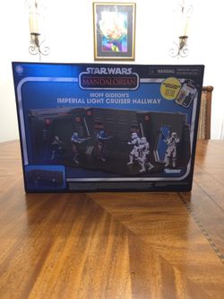STAR WARS THE VINTAGE COLLECTION MANDALORIAN MOFF GIDEON CRUISER HALLWAY PLAYSET