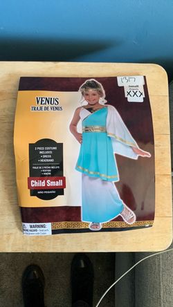 HALLOWEEN GREEK GODDESS KIDS SIZE SMALL COSTUME