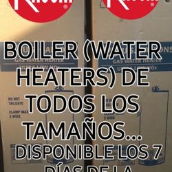 BOILERS/WATER HEATERS, NUEVOS!!!!!!