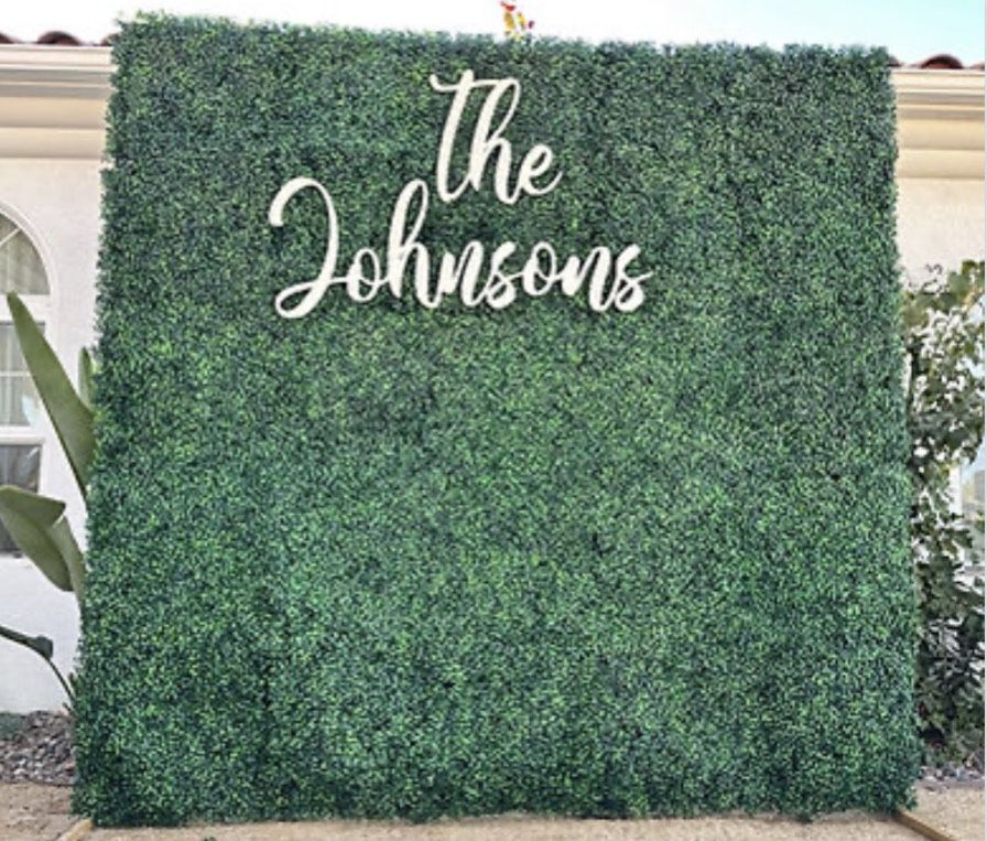 8x8FT Hedge Wall Backdrop  * NOTFORSALE* 