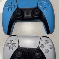 2 Ps5 controllers & a ps5 army headset 