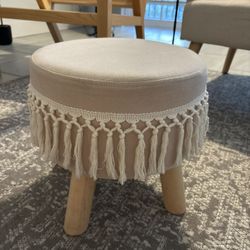 Small Upholstered Accent stool
