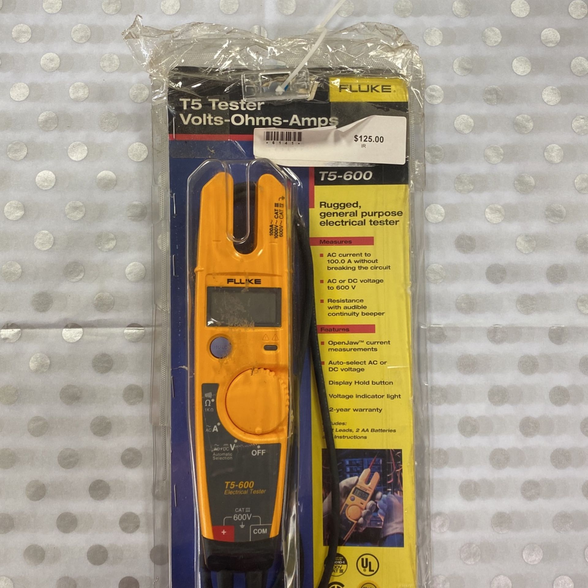 Fluke T5-600 Tester Volts -Ohms-Amps meter