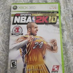 NBA 2K10 - CASE & BOOKLET ONLY