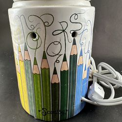 Scentsy 32414 Colorgraphy Rainbow Colored Pencils Electric Wax Tart Scent Warmer