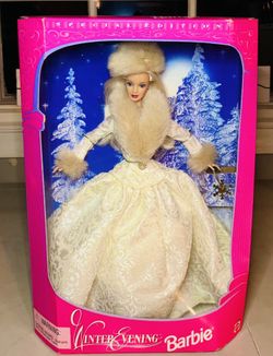 Winter Evening Barbie - Special Edition Doll (1998) by Mattel - 